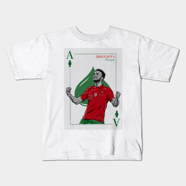 Portugal diogo jota Kids T-Shirt by BAJAJU